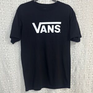 Vans Black Short Sleeve Tee Classic Crew Neck